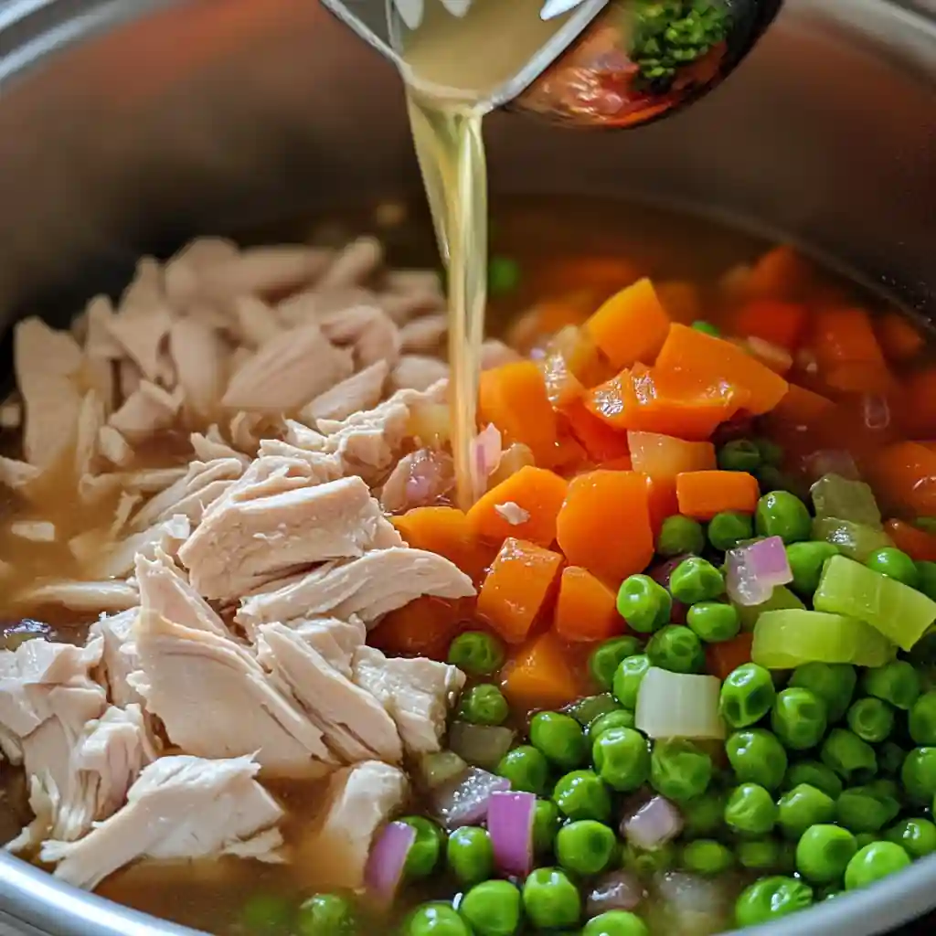 Layering Ingredients for High Protein Crock Pot Recipes