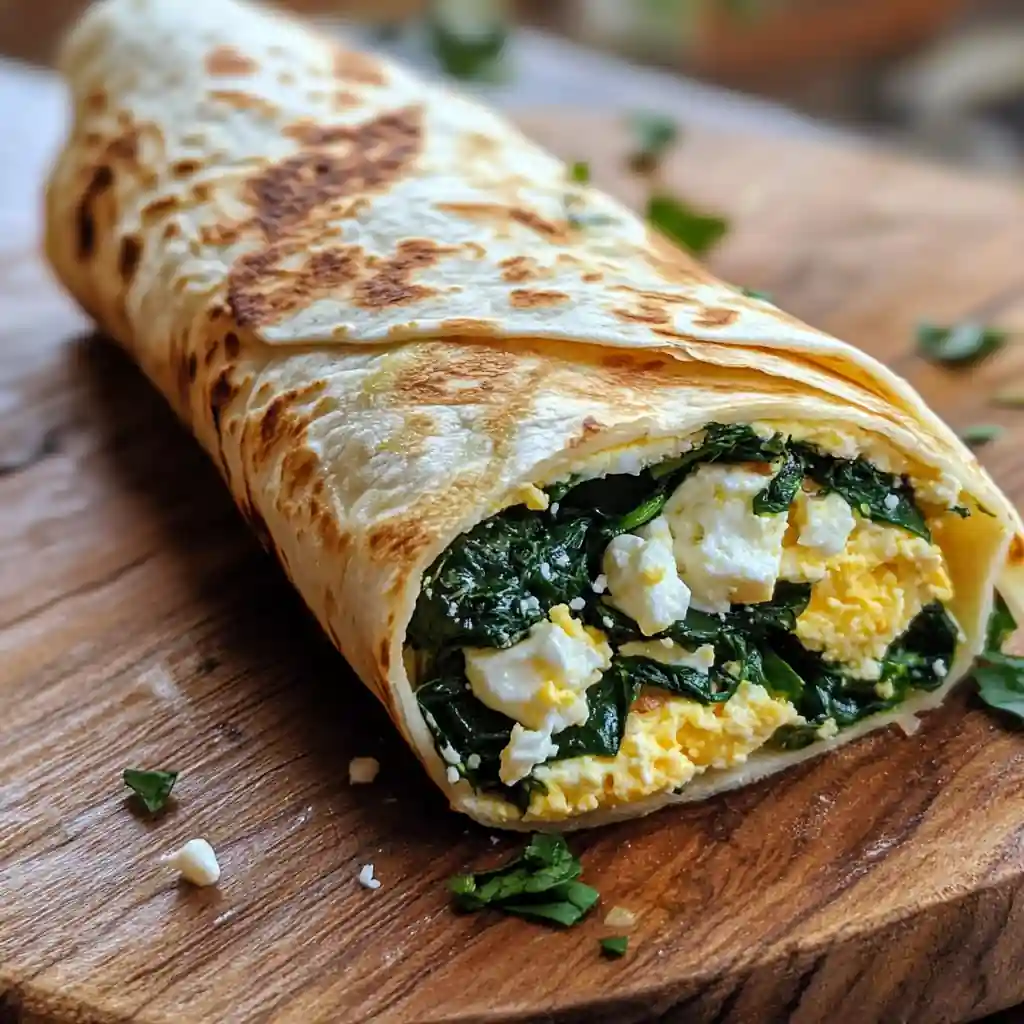 Egg wrap 15-minute high protein breakfast idea