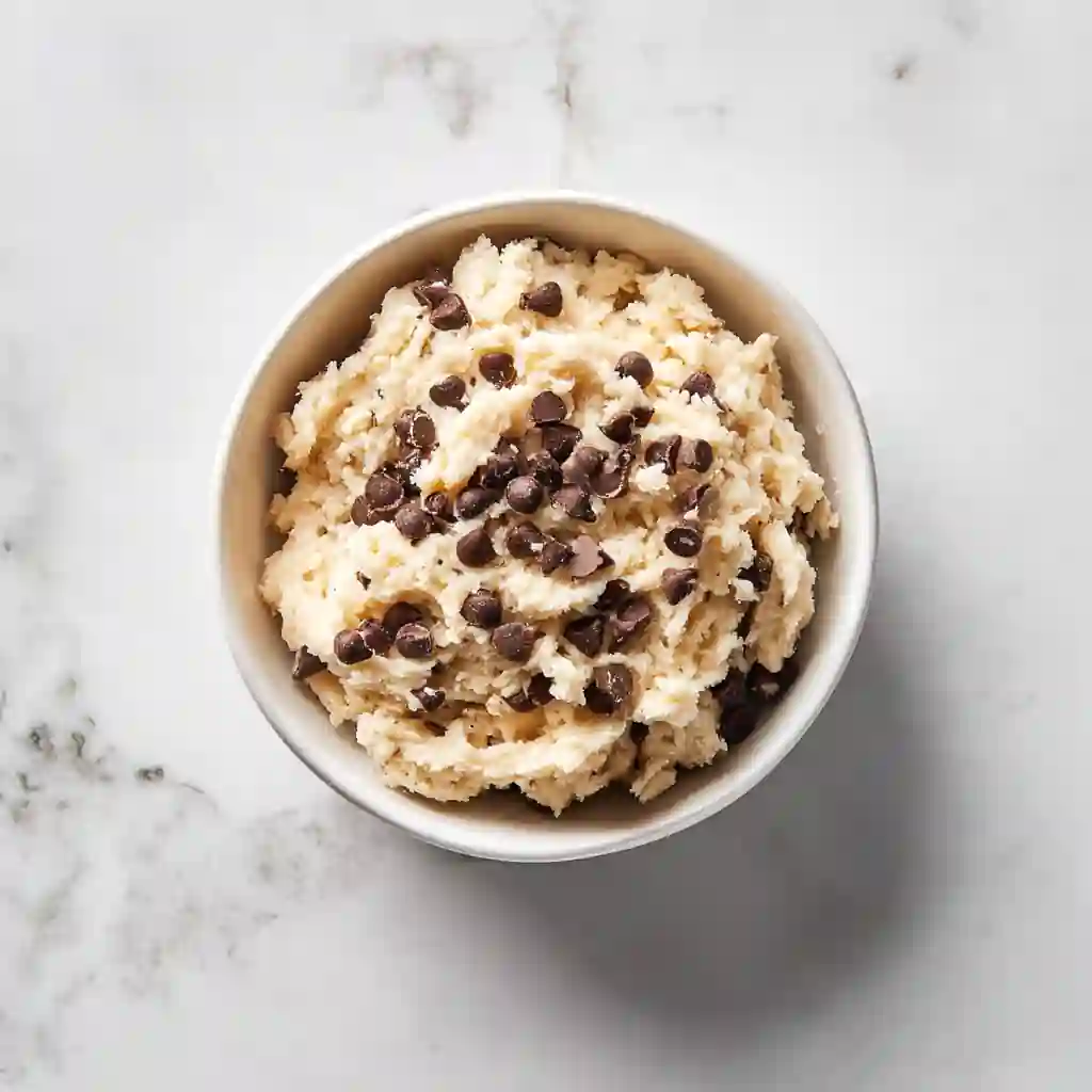 Cottage cheese cookie dough recipe card