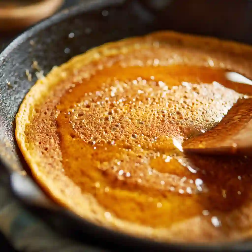 Pumpkin protein pancakes cooking for weight loss