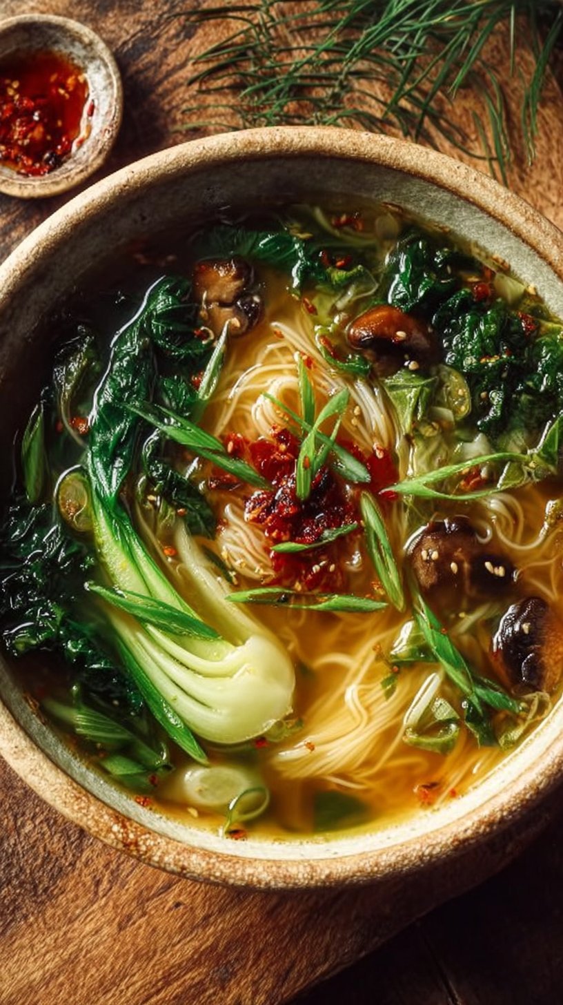 Ginger Garlic Noodle Broth