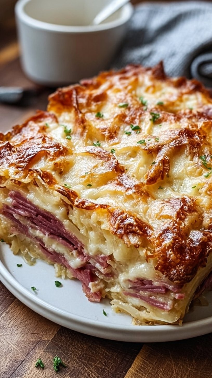 Easy Reuben Casserole Bake
