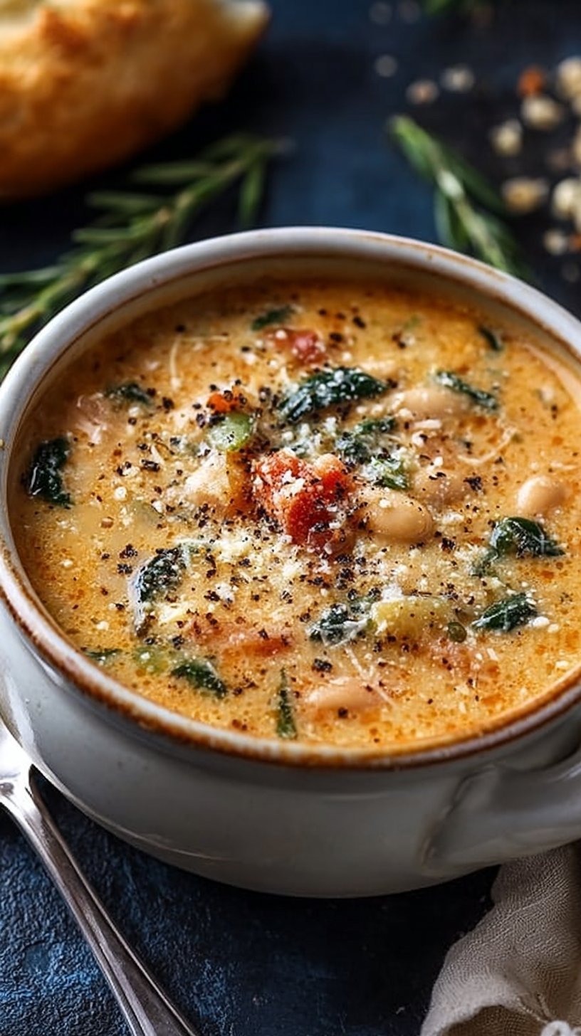 Creamy Parmesan Tuscano Soup