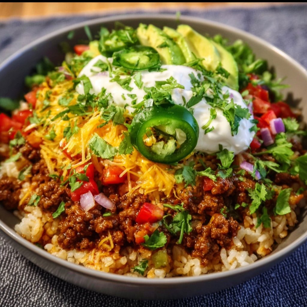 Taco Rice Bowl