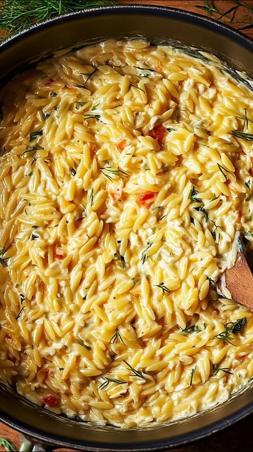 Protein-Packed Cottage Cheese Orzo