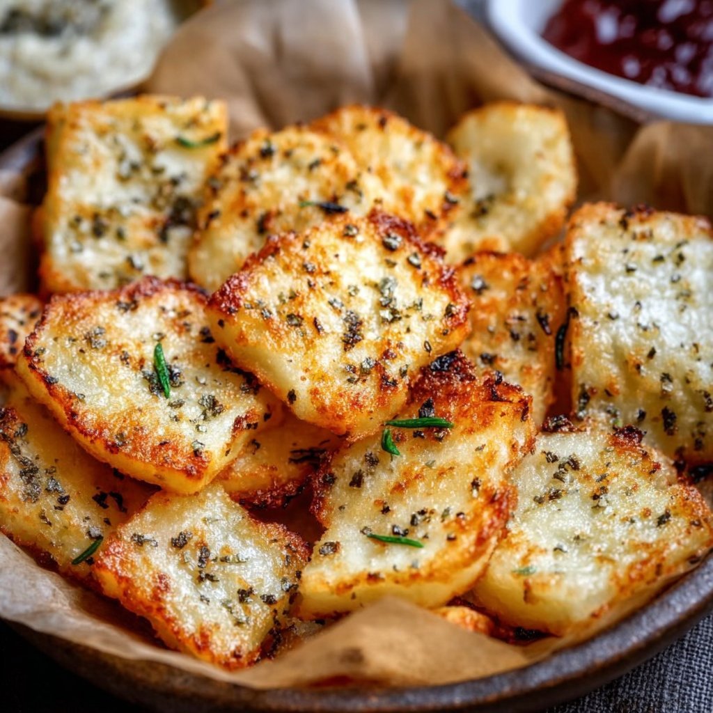 Baked Cottage Cheese Chips