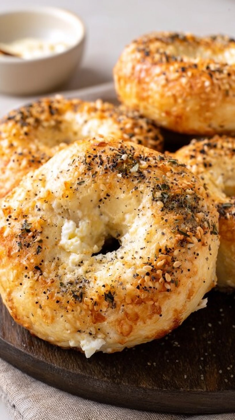 Cottage Cheese Bagels