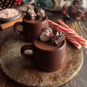 Delicious Chocolate Hot Cups served in a charming mug