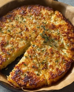 Crispy baked halloumi served with golden potatoes.