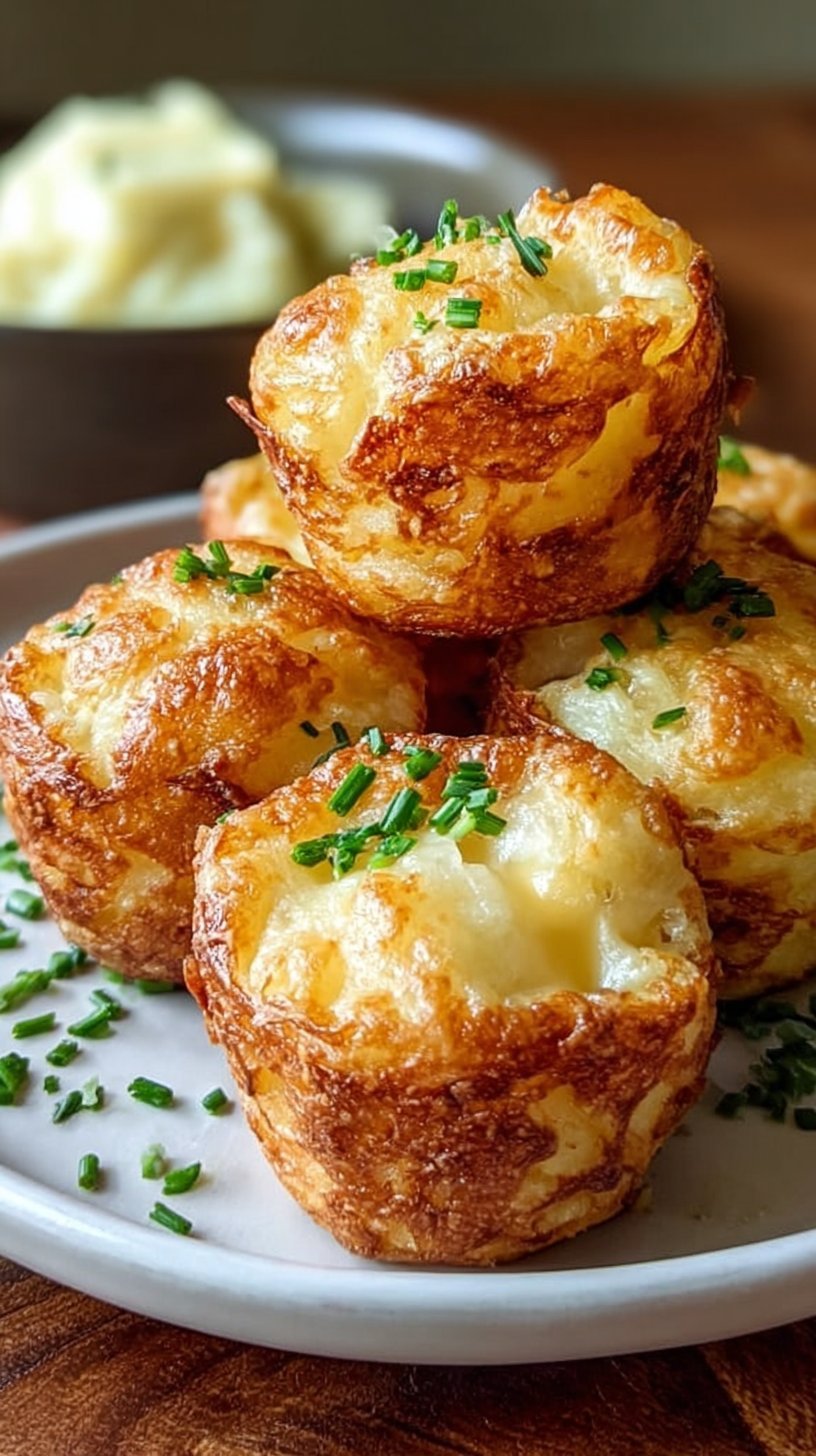 Cheesy Mashed Potato Puffs