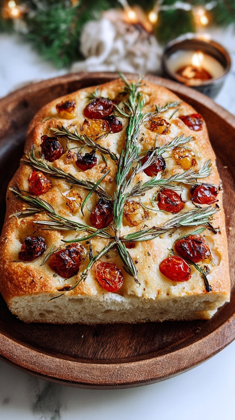 Christmas Tree Focaccia