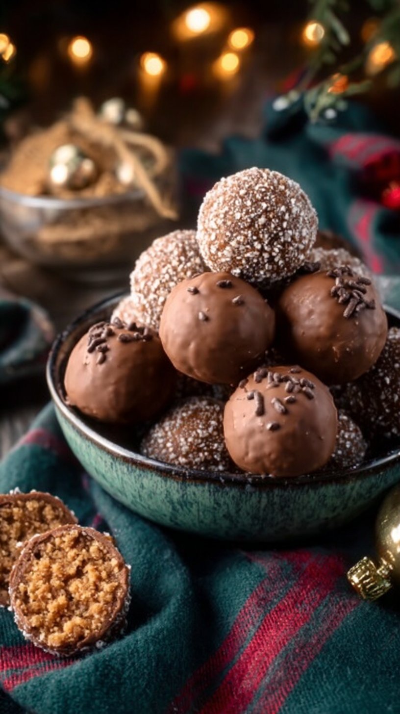 Speculoos Balls - Chocolates for Christmas