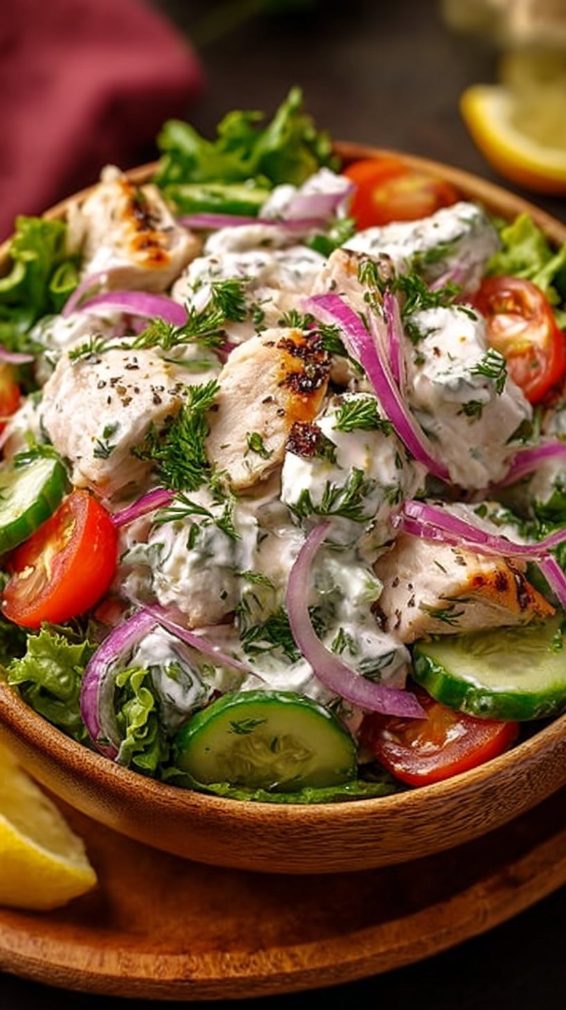 Tzatziki Chicken Salad